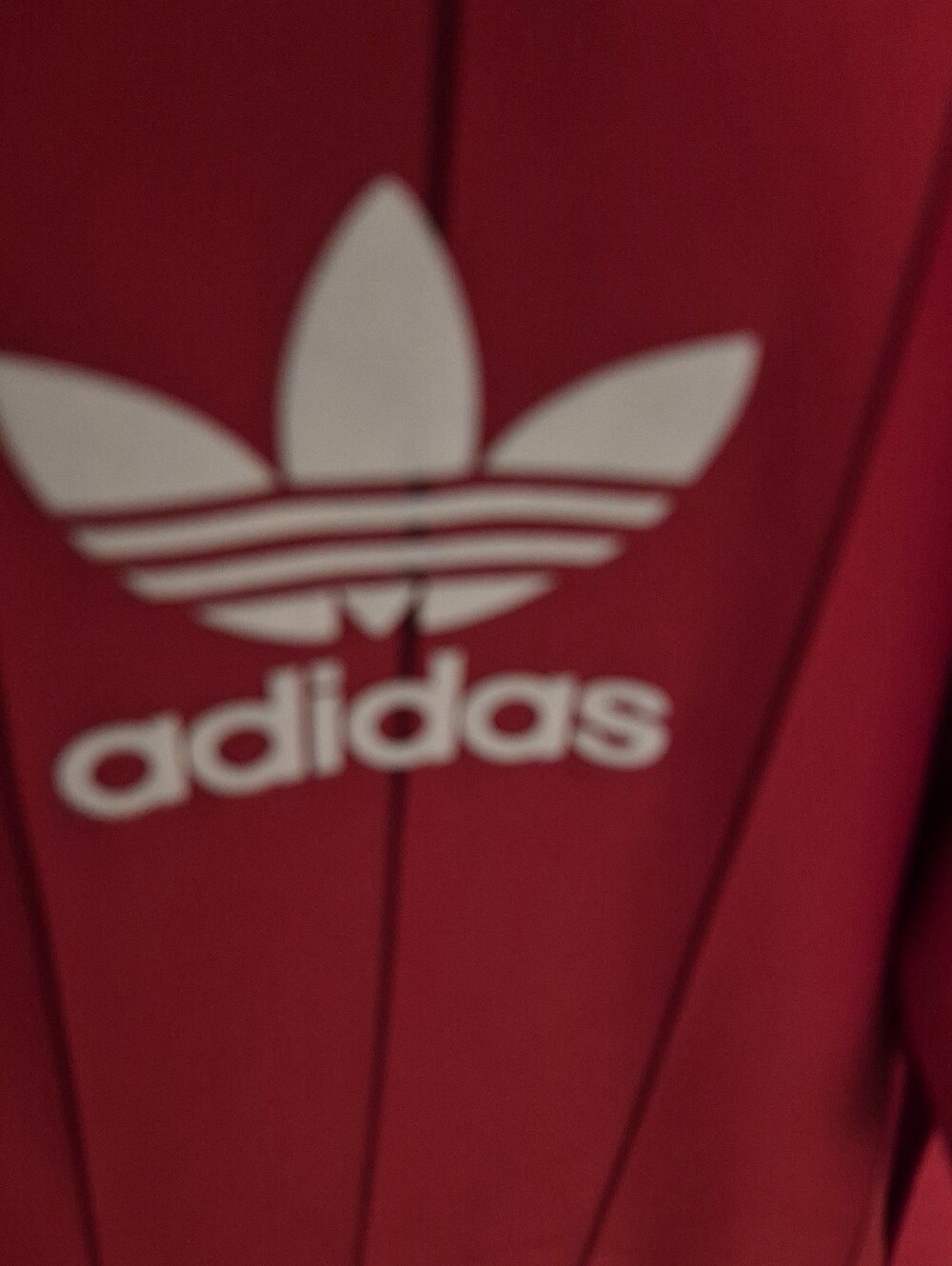 Ladies Red Adiddas Top - Picture 2 of 5